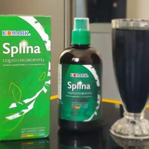 Bouteille de Splina Chlorophylle Liquide EDMARK - Supplément détox